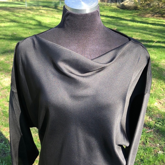 Lord & Taylor black silky top NWT!! - Picture 2 of 6